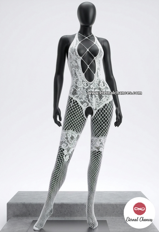 Bodystocking lumineux taille unique élastique