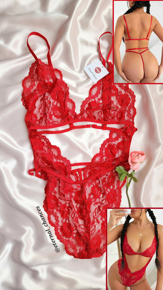 Body-lingerie en dentelle 2 tailles (SM - LXL)