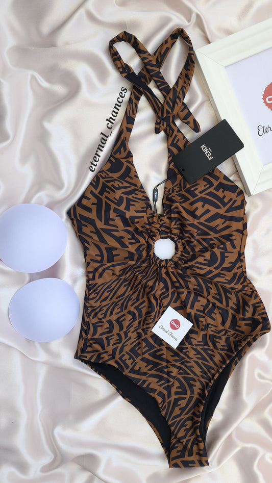 Maillot de bain rembourré "FENDI" taille S - M - L