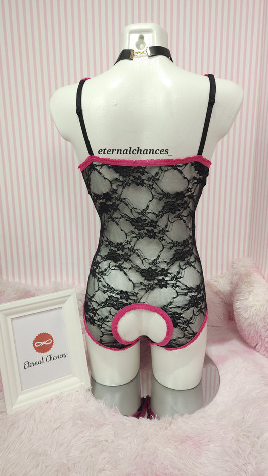 Déguisement Body + Accessoire Cache-tétons | Tailles SM + LXL