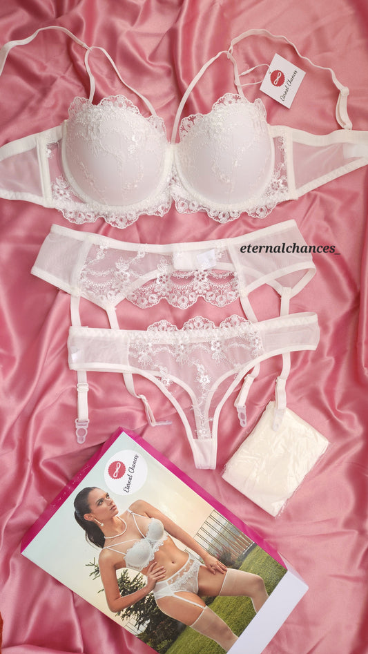 Ensemble Rembourré Push-up 4 pièces Tailles S.75B - M.80B - L.85B - XL.90B