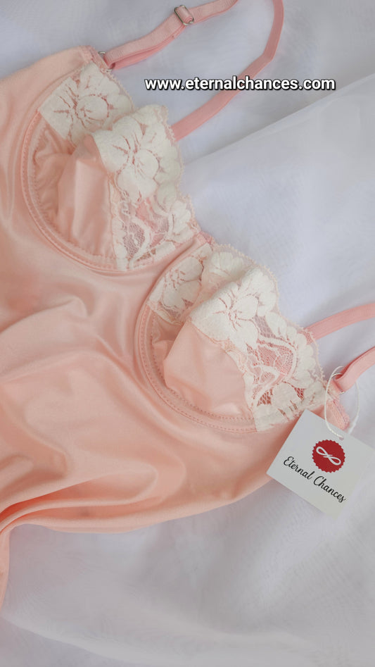 Nuisette style vintage satin S.M.L.XL