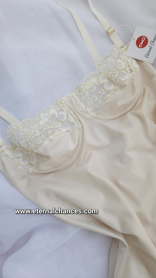 Nuisette style vintage satin S.M.L.XL