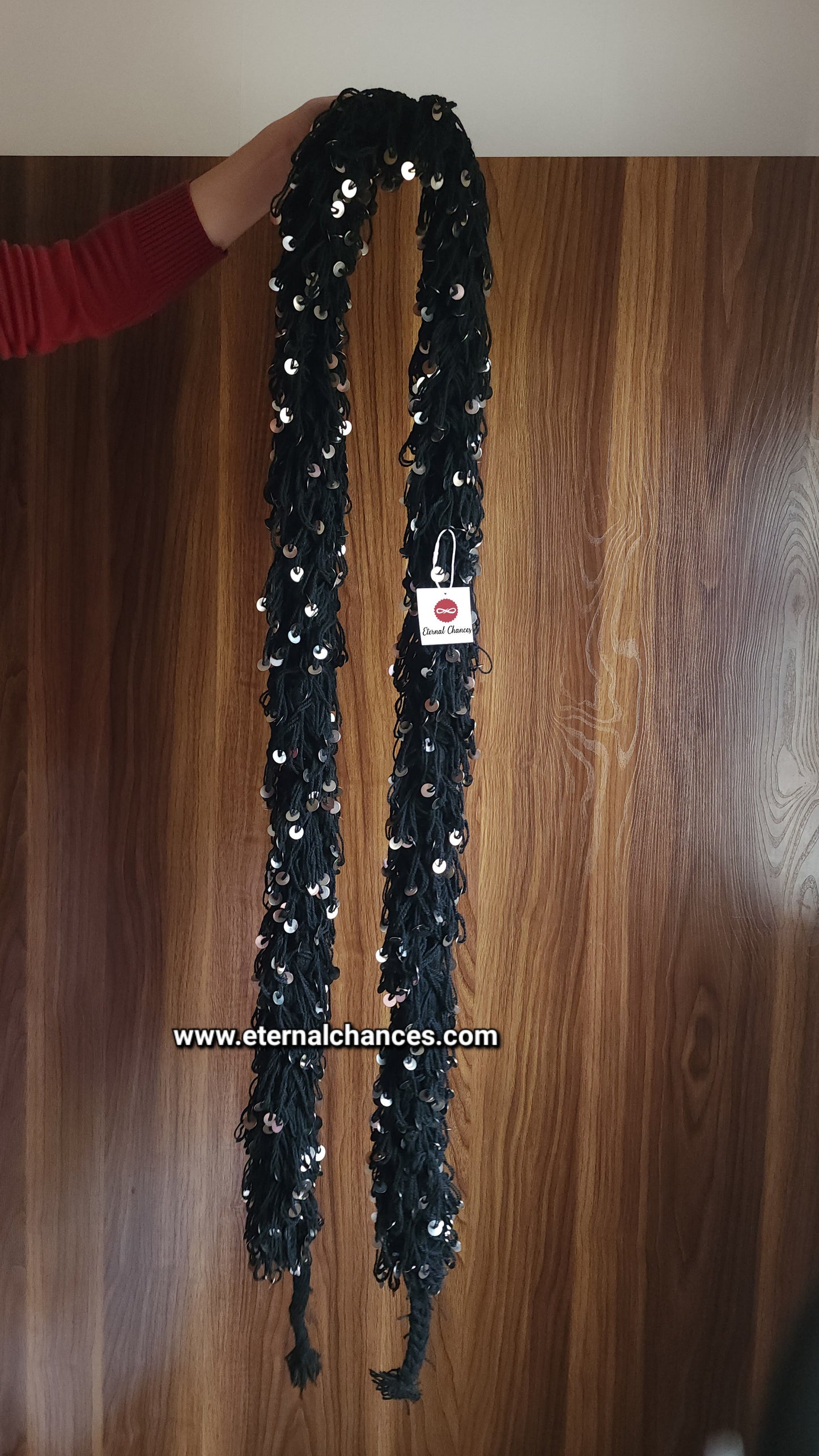 Ceinture Mozon Noir longueur 2 mètre حزام موزون أسود