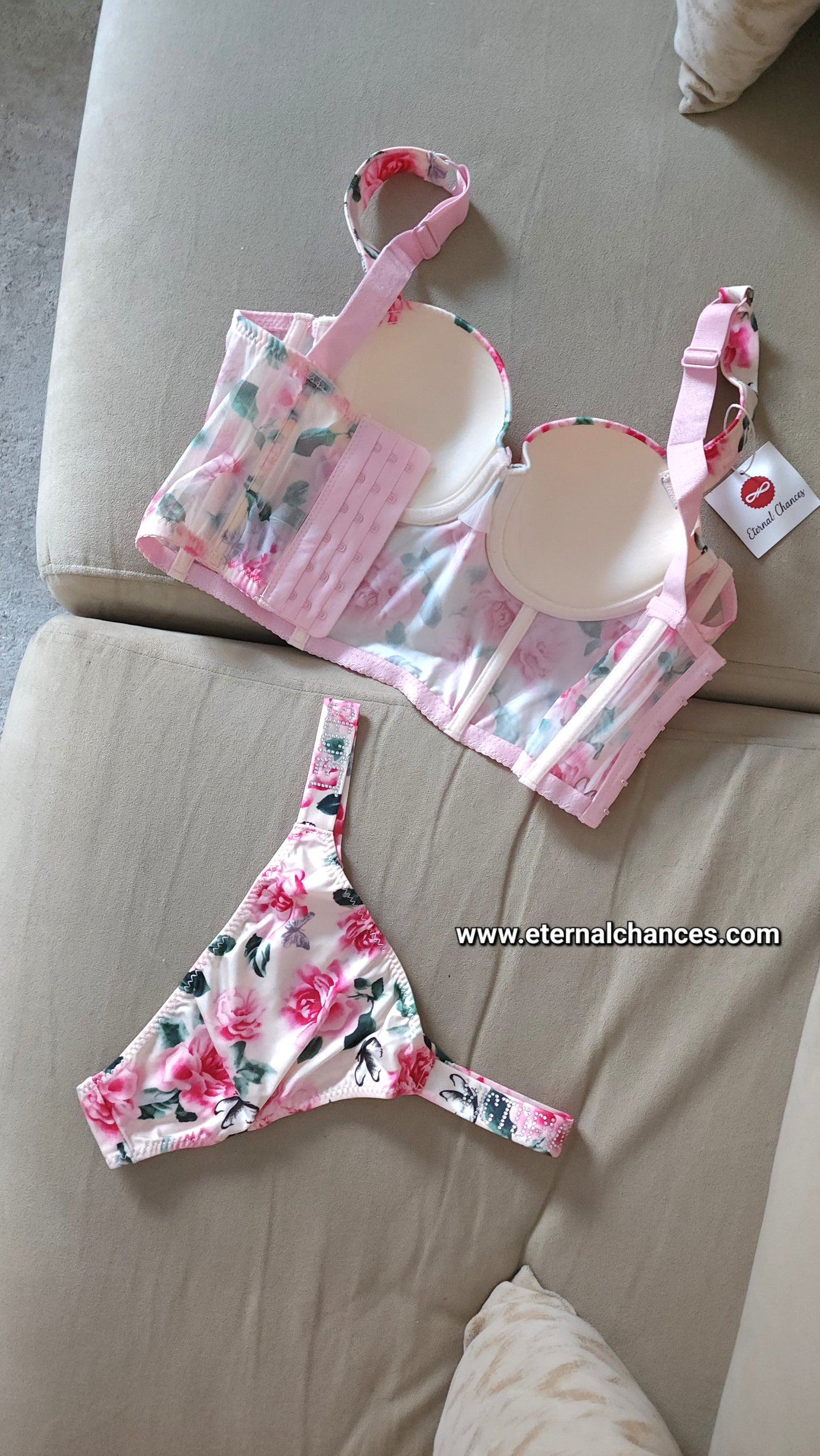 Ensemble Victoria's Secret satin et tulle 3 Tailles M.75B / L.80B / XL.85B