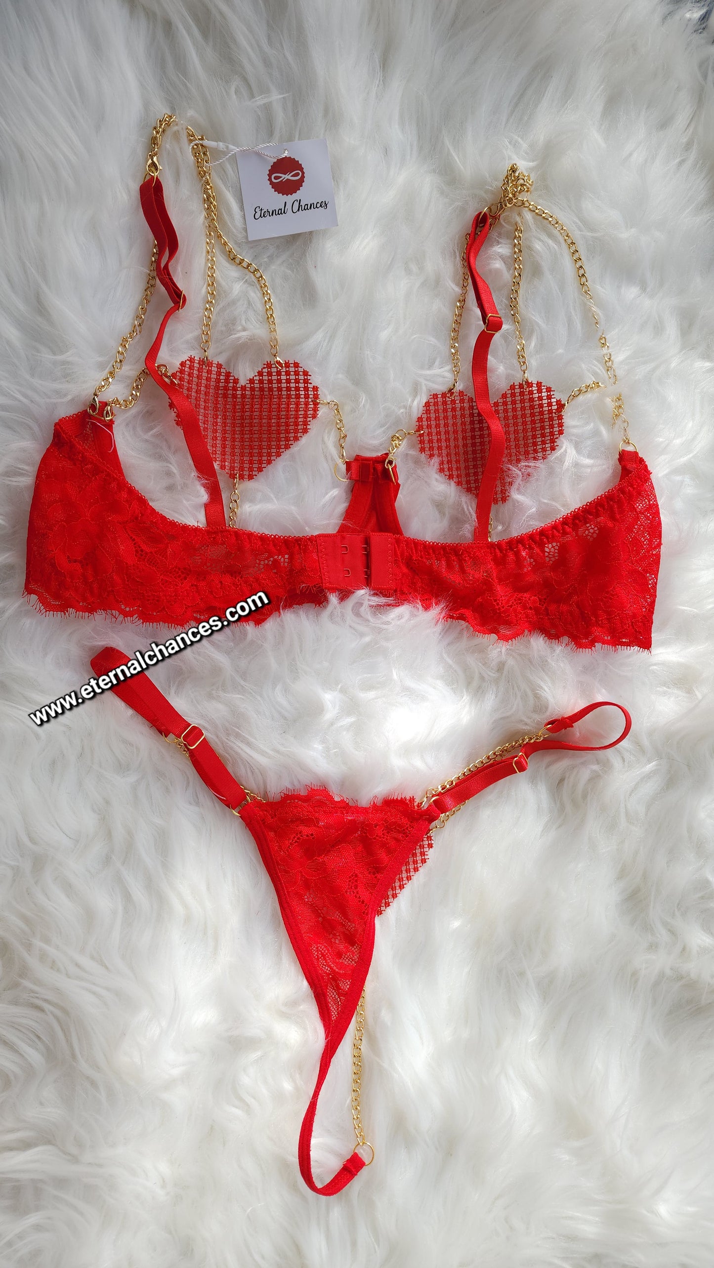 Lingerie ouverte 2 pièces Taille S M L