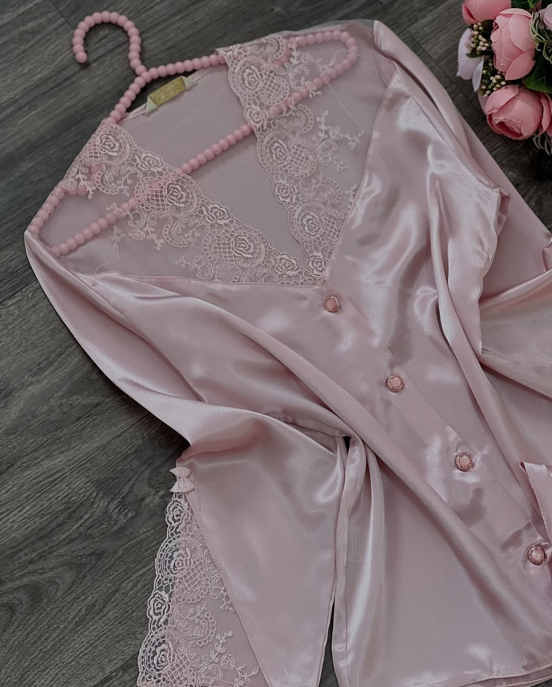 Pyjama satin dentelle Taille M L XL
