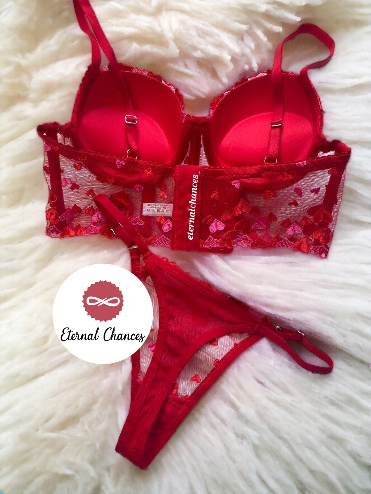 Ensemble bustier push-up 4 tailles S.75B M.80B L.85B XL.90B