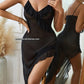 Nuisette transparente avec string taille S M L [YJ06]
