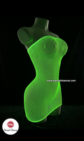 Robe résille lumineuse taille unique élastique