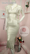 Nancy Blanc Argenté taille standard -sans accessoires-