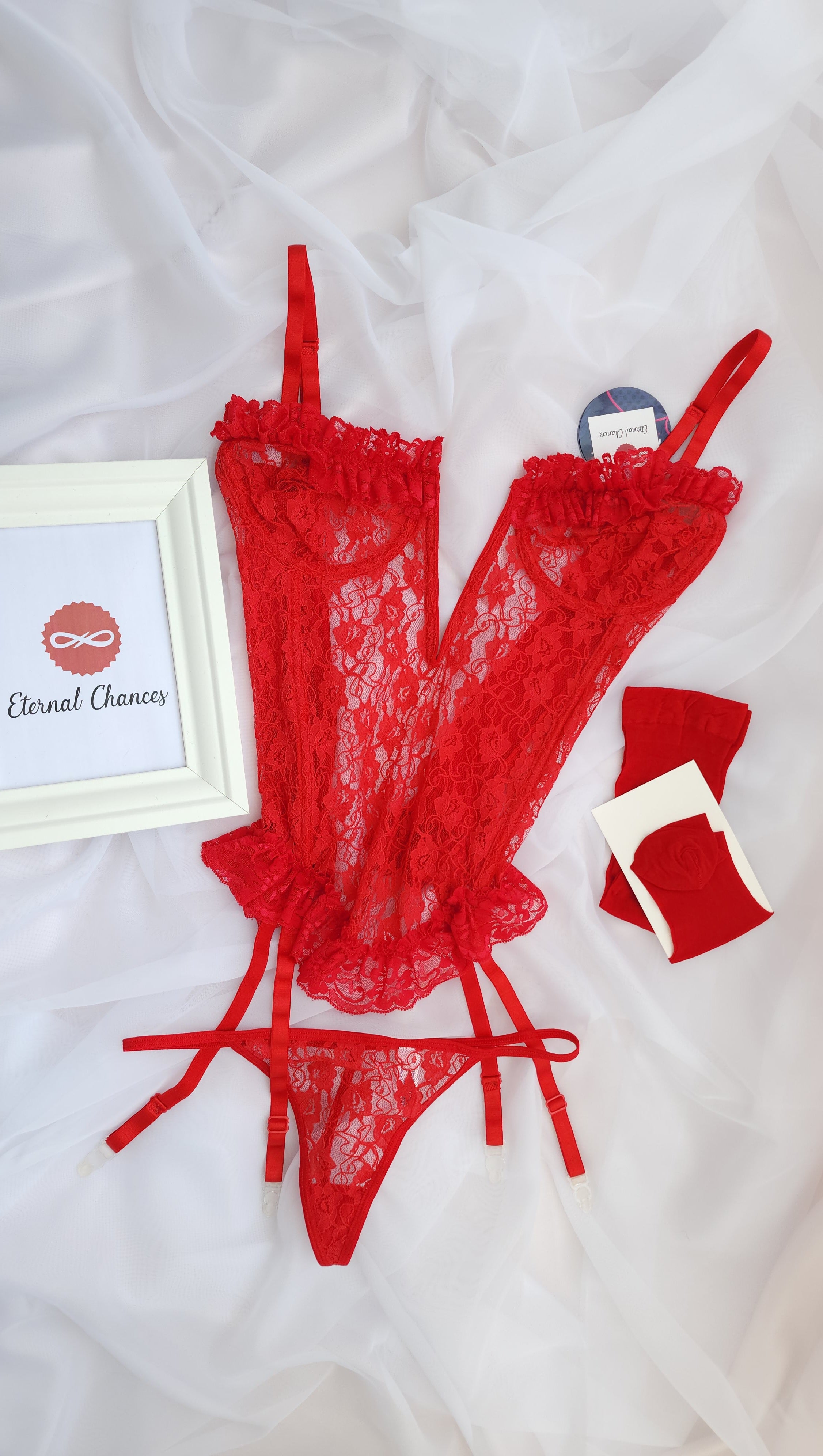 Bustier-corset 3 pièces certifié AZO taille M-L-XL