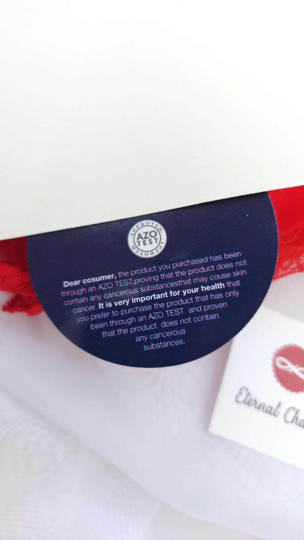 Bustier-corset 3 pièces certifié AZO taille M-L-XL