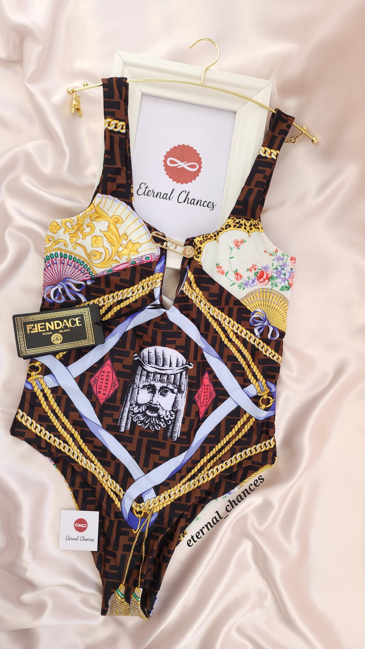 Maillot de bain FENDI x VERSACE FENDACE Taille S - M - L