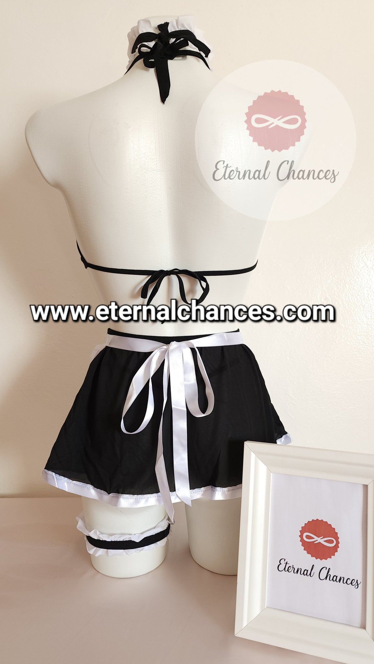 Déguisement servante 6 pièces Tailles SM-LXL-3XL4XL