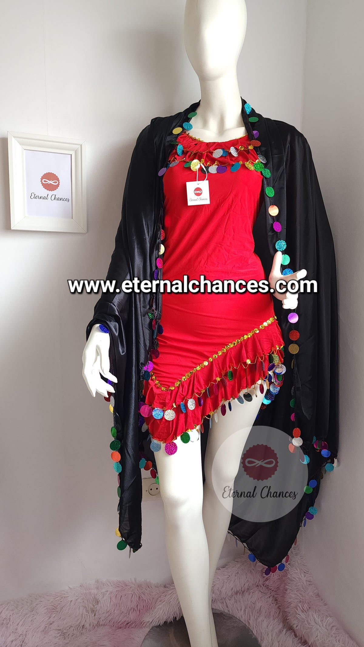Ensemble danse orientale Alexandrin 2 pièces Taille Standard ML
