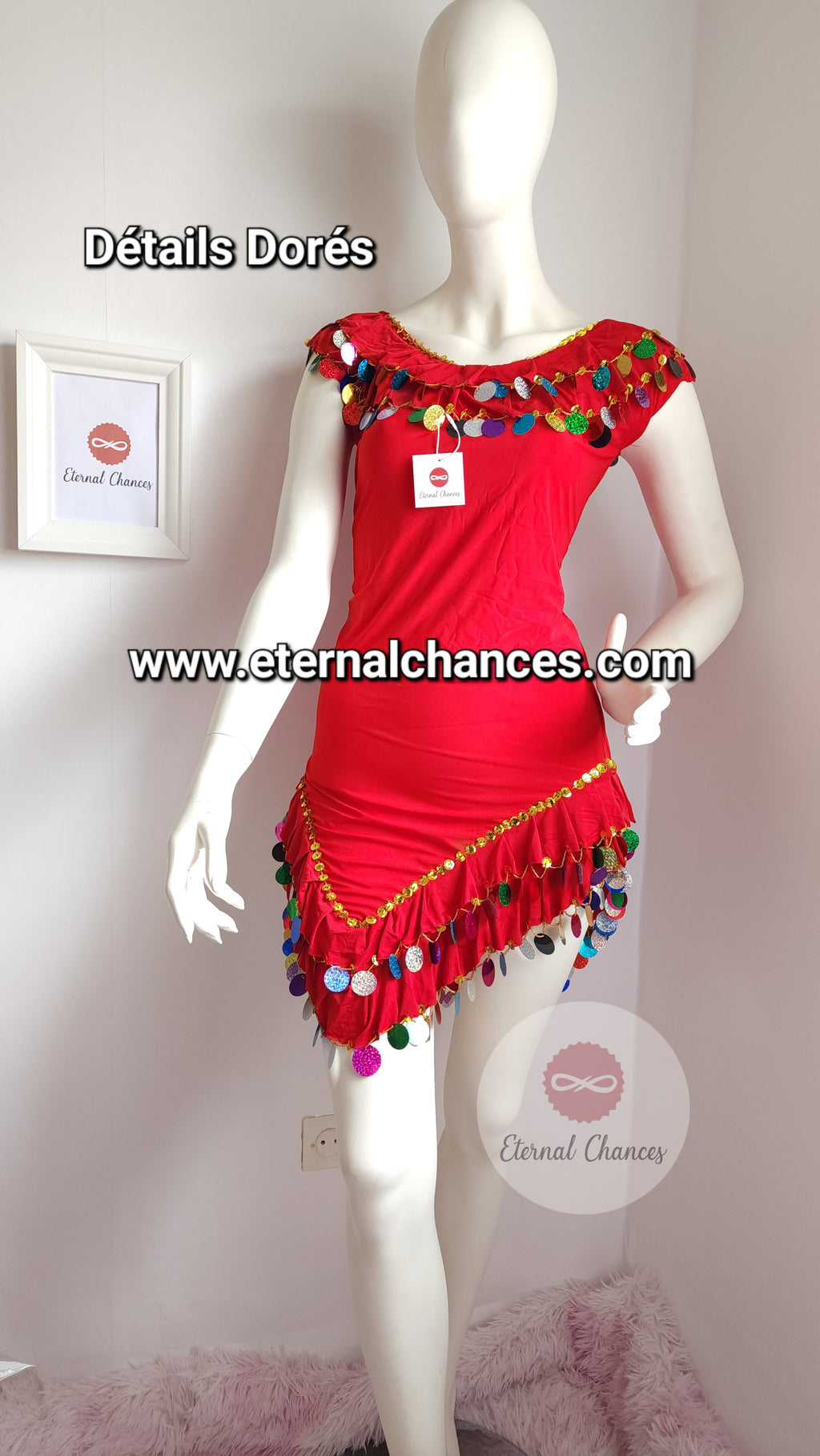 Ensemble danse orientale Alexandrin 2 pièces Taille Standard ML