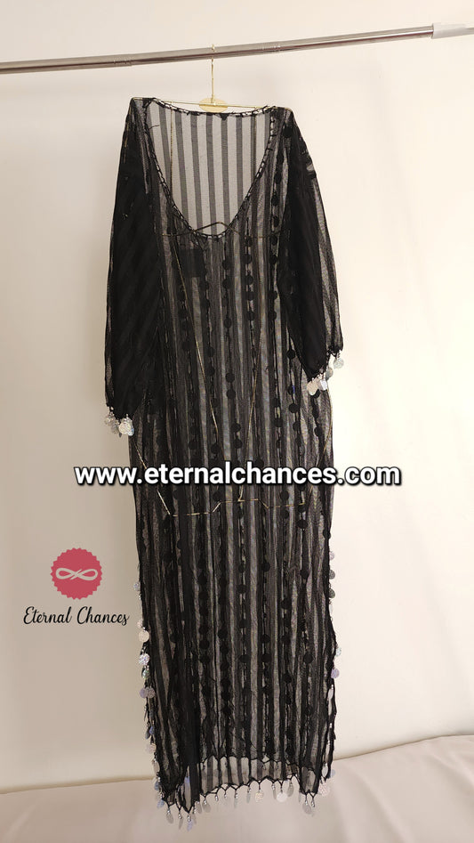 Tenue de danse orientale détaillé Argenté taille standard