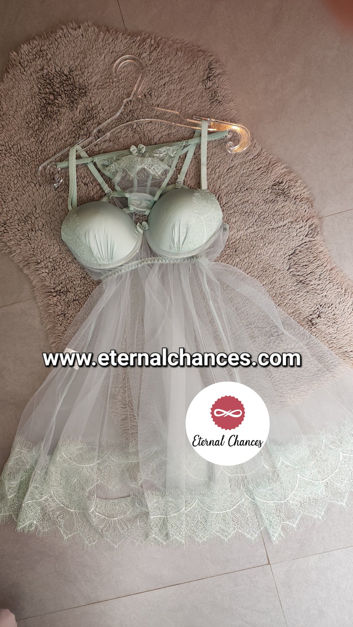 Nuisette Push-Up + culotte Taille Unique Standard M.L.XL (bonnet B/C)