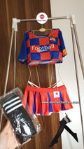 Déguisement 4 pièces pom-pom girl football Taille SM unique élastique