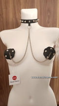 Accessoire choker cache-tétons