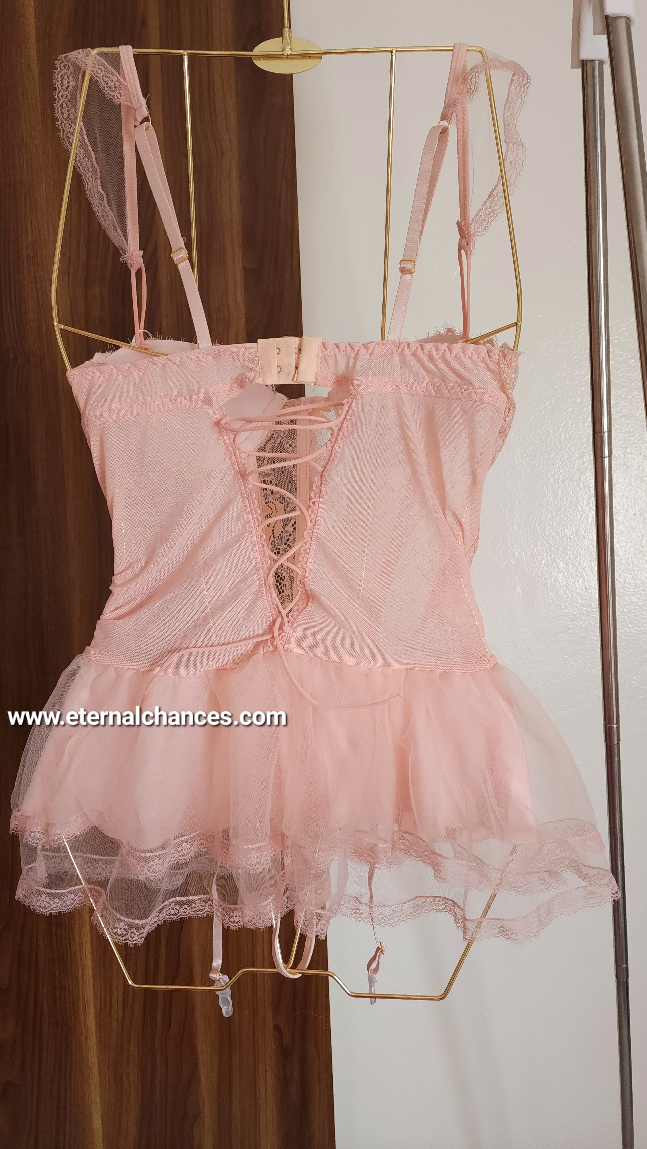 Guêpière + string taille unique SM