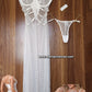 Nuisette + string transparente S M L XL