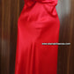 Ensemble Long Mariée Glamour – Satin Rouge & Tulle Transparent Taille unique standard
