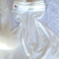 Ensemble Court Mariée nuisette + déshabillé Glamour – Satin Blanc & Tulle Transparent Taille unique standard