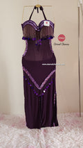 Tenue mauve danse orientale taille standard