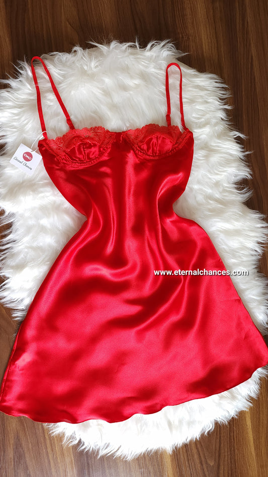 Nuisette satinée taille S M L XL