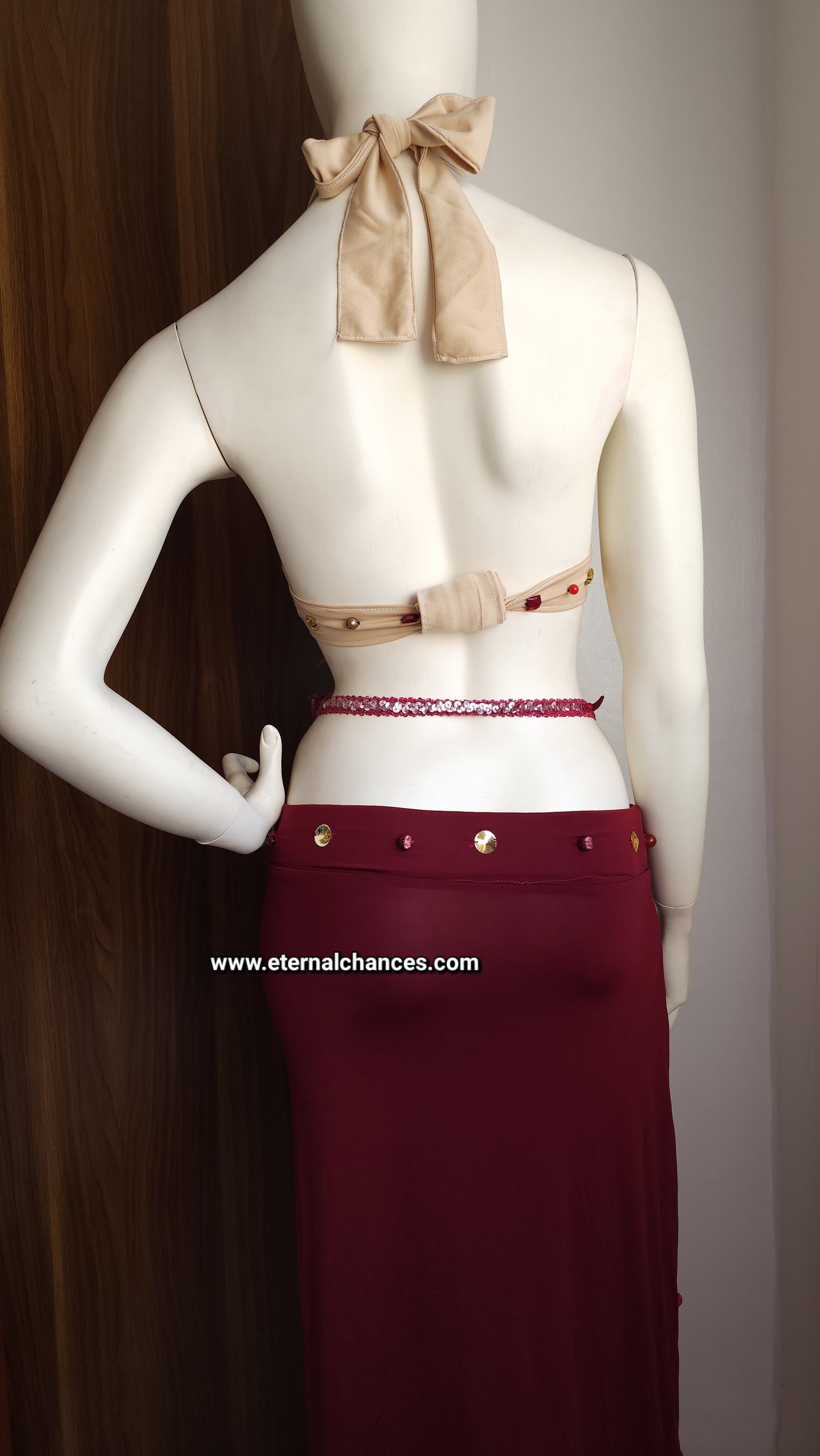 Ensemble professionnel danse orientale haute qualité Taille standard bonnet B/C 75/80