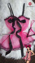 Nuisette + string transparente Taille S M L