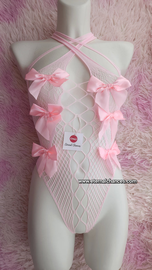 Bodysuit à rubans taille unique élastique déguisement doll