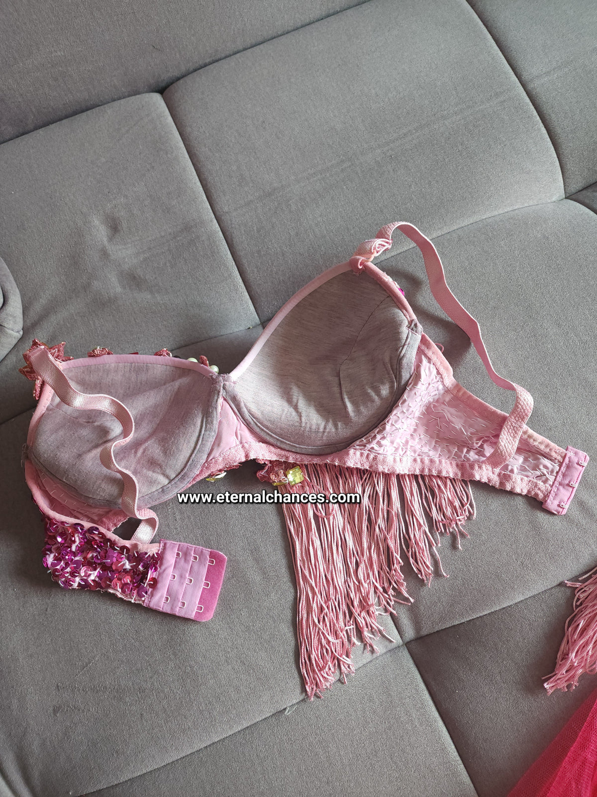 Ensemble professionnel danse orientale haute qualité Taille standard (bonnet 75/80 B/C)