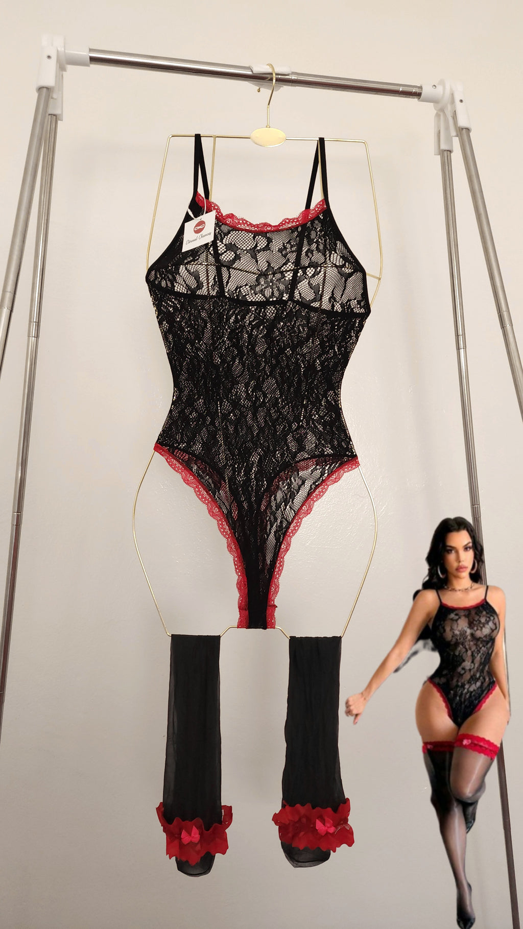 Bodysuit + Bas mousse taille unique élastique