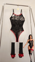 Bodysuit + Bas mousse taille unique élastique