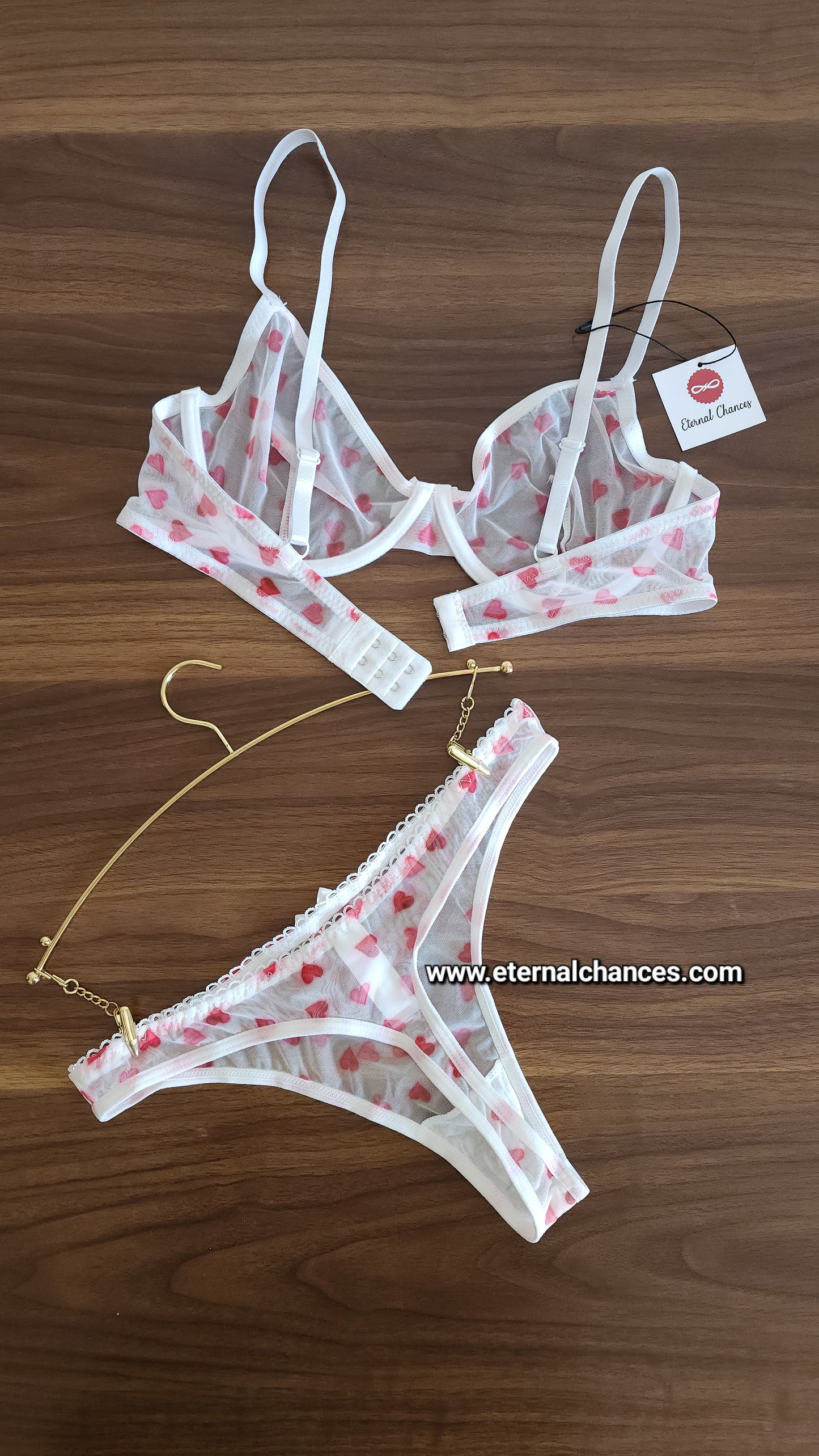 Ensemble transparent S M L XL