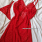 Nuisette avec string motif léopard taille SM - LXL