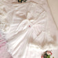 Édition Royale - Ensemble court blanc déshabillé + Nuisette (taille standard ajustable)