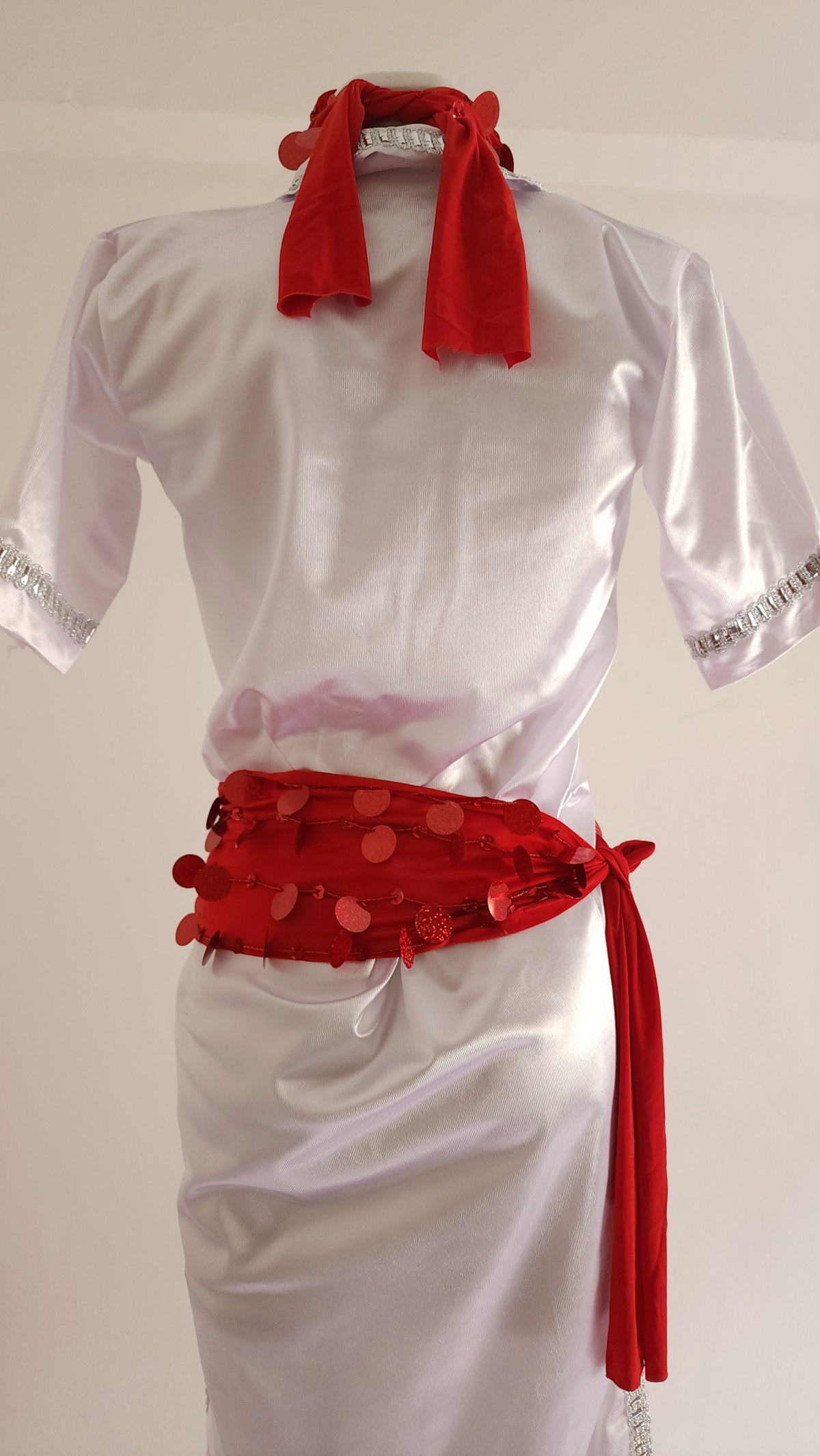 Tenue satinée 3 pièces danse orientale taille S M L XL