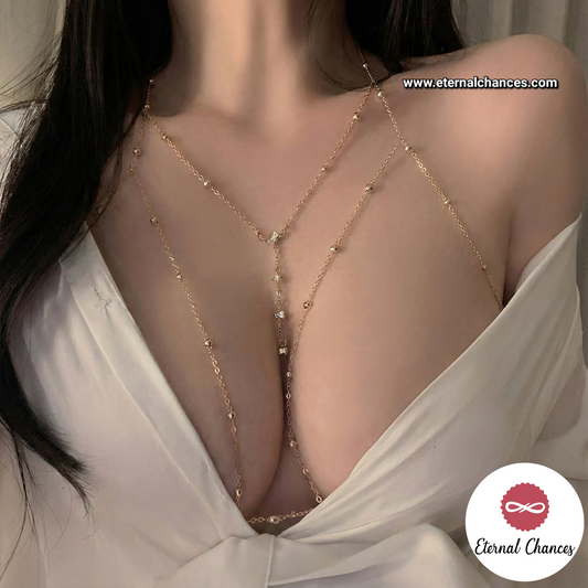 Chaine de corps dorée sexy