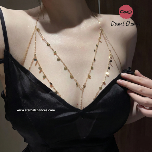 Chaine de corps dorée sexy