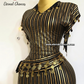 Nancy + ceinture noir doré taille Standard [DL06]
