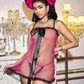 Nuisette + string transparente Taille S M L