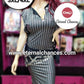 Nancy Grande Taille 3XL/4XL Noir Argenté -sans accessoires-