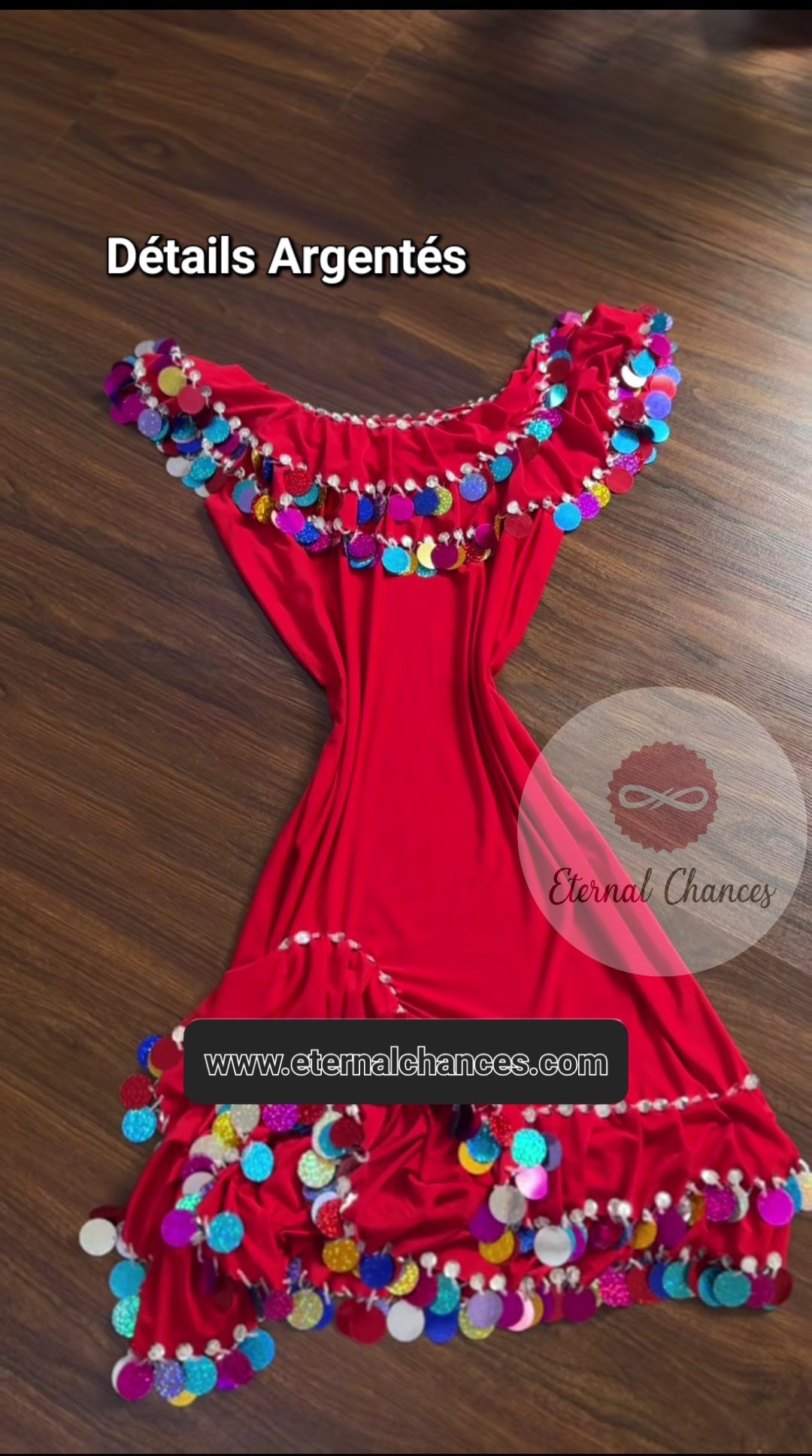 Ensemble danse orientale Alexandrin 2 pièces Taille Standard ML