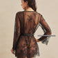 Ensemble 2 pièces dentelle body + déshabillé Taille S M L XL