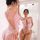 Bodysuit à rubans taille unique élastique déguisement doll