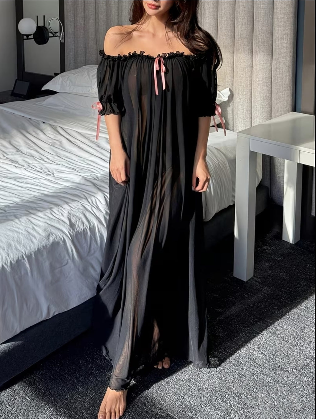 Chemise style vintage transparent taille SM - LXL
